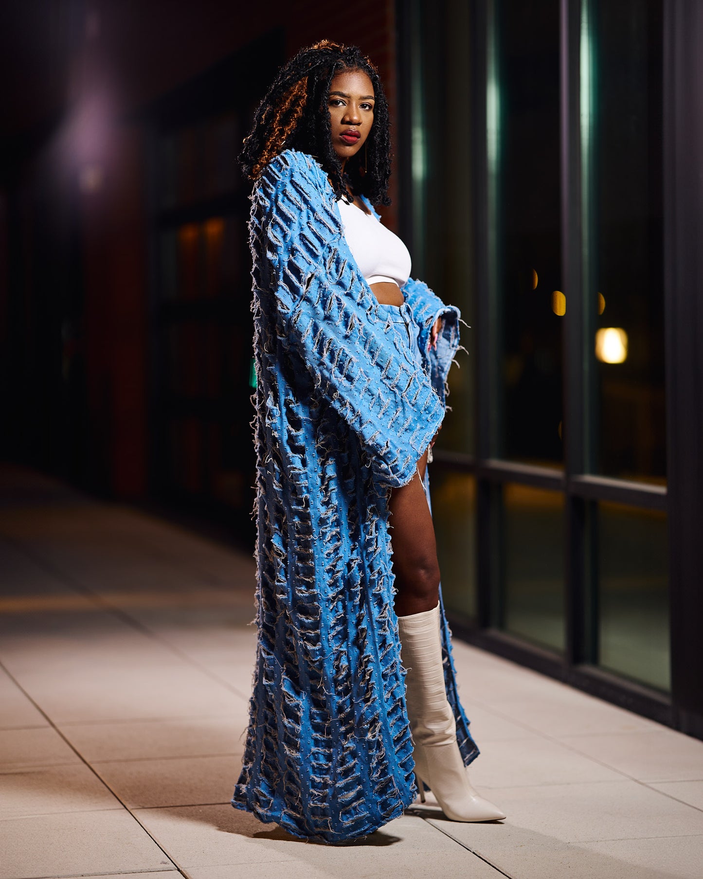 The blues | Kimono | Med Denim